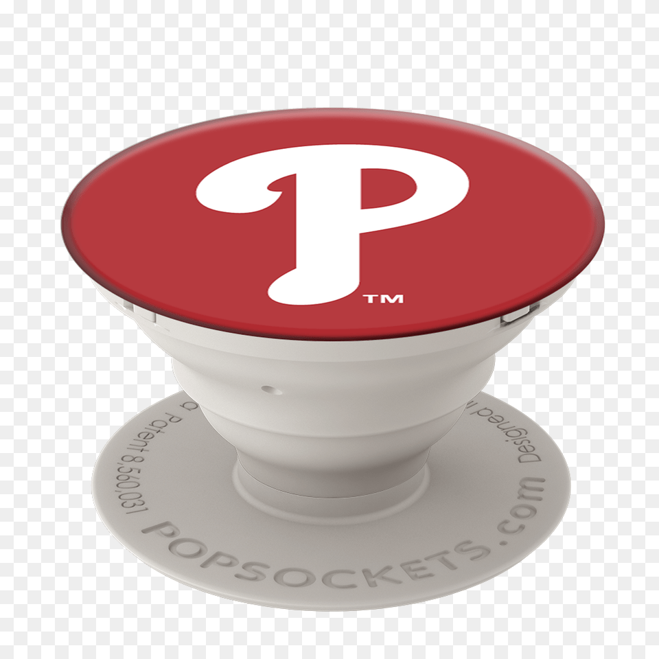 Philadelphia Phillies Popsockets Grip, Saucer, Bowl, Sign, Symbol Free Png Download