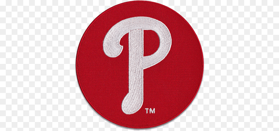 Philadelphia Phillies Sports Logo Patch Patches Phillies P With Star, Symbol, Sign, Text, Ping Pong Free Png