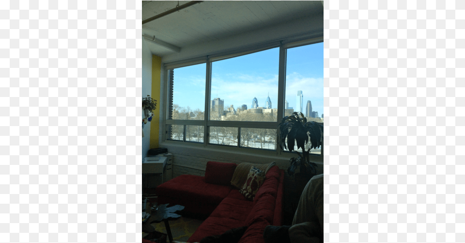 Philadelphia Skyline View From 509 Vine Apartment Philadelphia, Living Room, Room, Architecture, Building Png Image