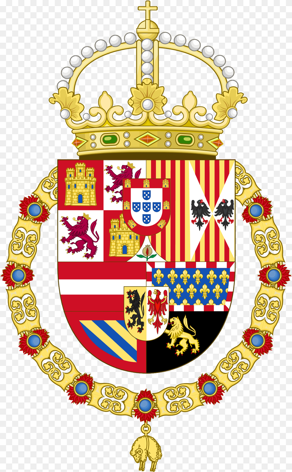 Philip Ii Coat Of Arms, Badge, Logo, Symbol, Emblem Free Png