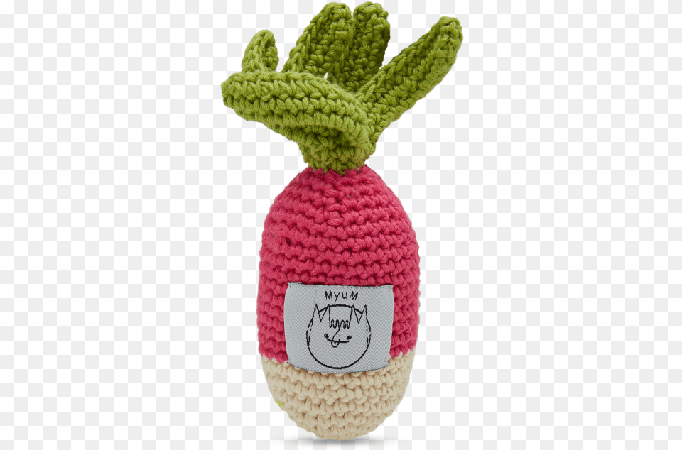 Philippe Turnip Rattle Toy Pineapple, Clothing, Hat, Cap, Plush Png Image