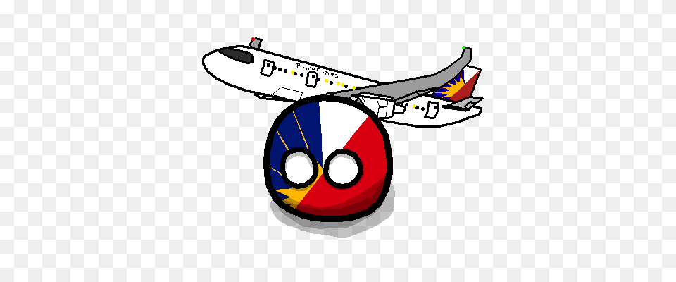 Philippine Airlinesball Company Polandball Wikia Fandom, Aircraft, Airliner, Airplane, Vehicle Png