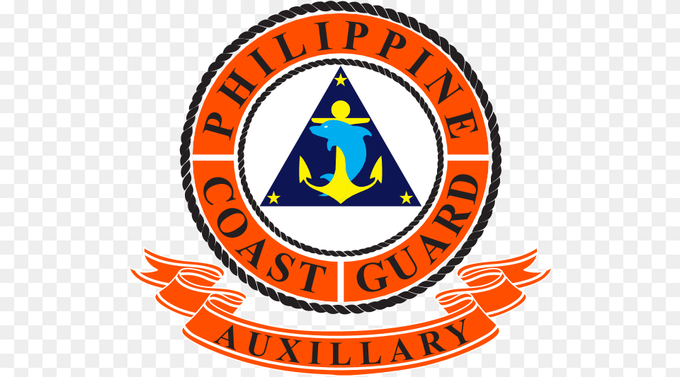 Philippine Coast Guard Auxillary Logo Philippine Coast Guard Logo, Badge, Emblem, Symbol Free Transparent Png