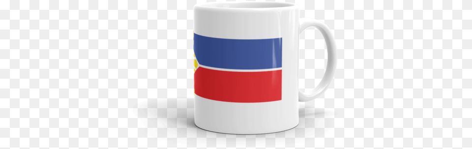 Philippine Flag Mug Sold By Graphxfactory Serveware, Cup, Beverage, Coffee, Coffee Cup Free Png