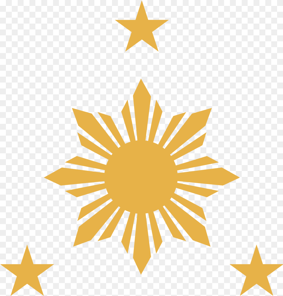 Philippine Flag Sun And Stars, Star Symbol, Symbol Free Png