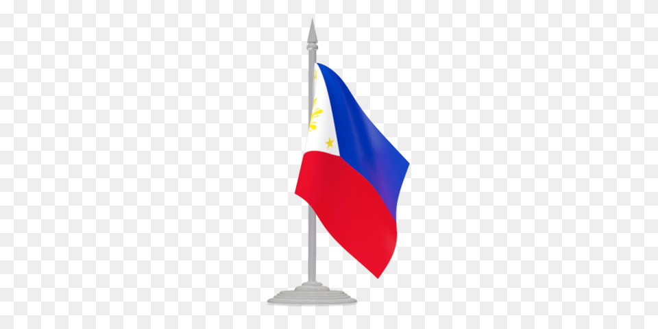 Philippine Flag With Pole Image, Rocket, Weapon, Philippines Flag Png