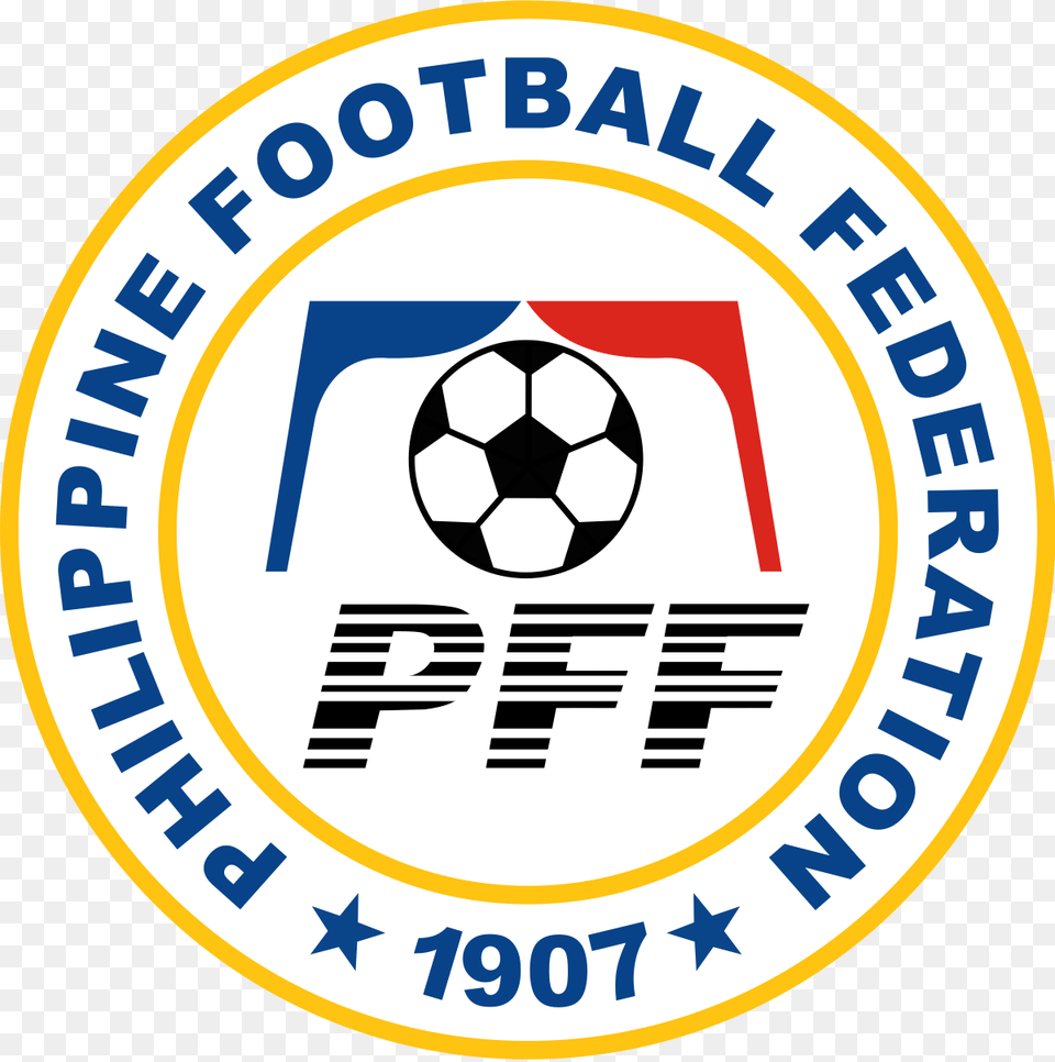 Philippine Football Federation Logo, Badge, Symbol, Ball, Soccer Png
