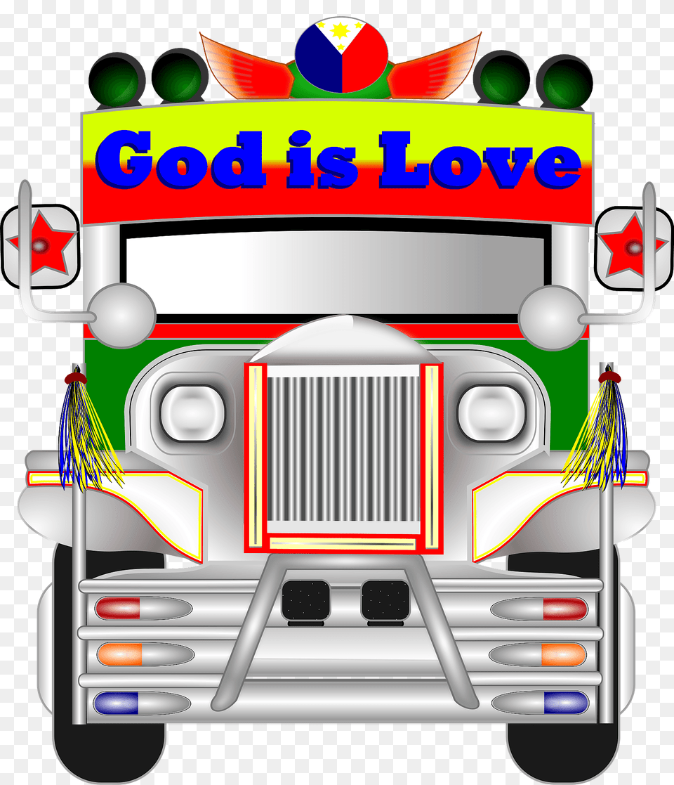 Philippine Jeepney Clipart, Transportation, Vehicle, Van, Dynamite Free Png