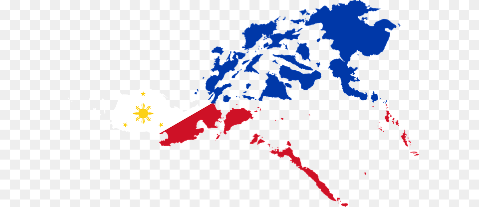 Philippines Flag Overlapping On Its Map Map Of The Philippines, Outdoors, Nature, Adult, Wedding Free Transparent Png