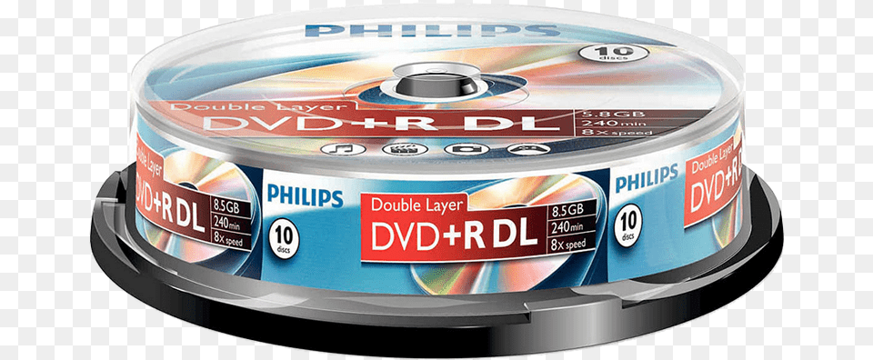 Philips Dvd R Dl Dvd Recordable, Disk Free Png Download