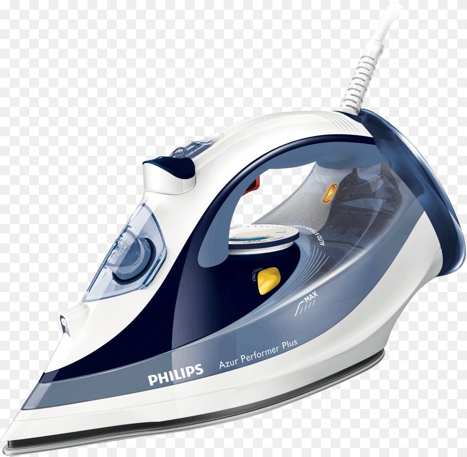 Philips Azur Performer Plus Steam Iron, Appliance, Device, Electrical Device, Clothes Iron Png