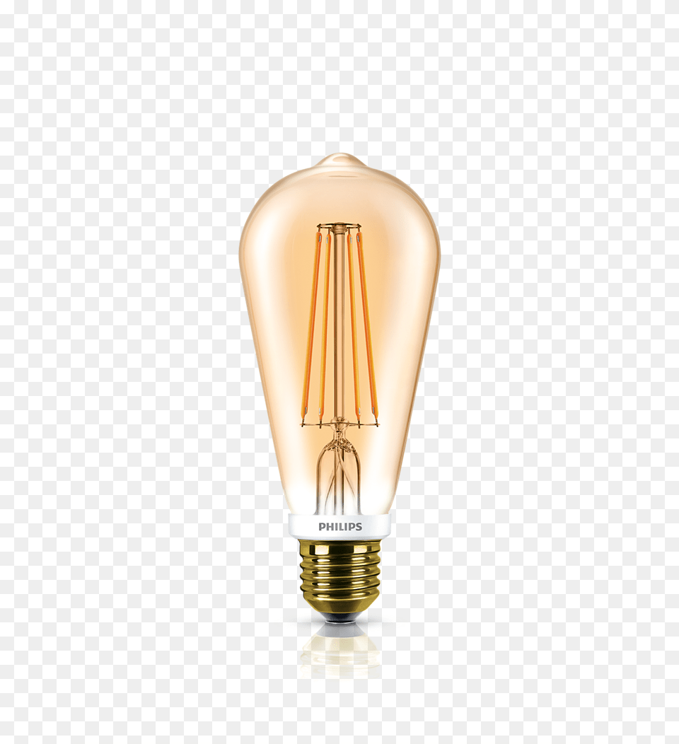 Philips Hue Vintage Bulb, Light, Lightbulb Png