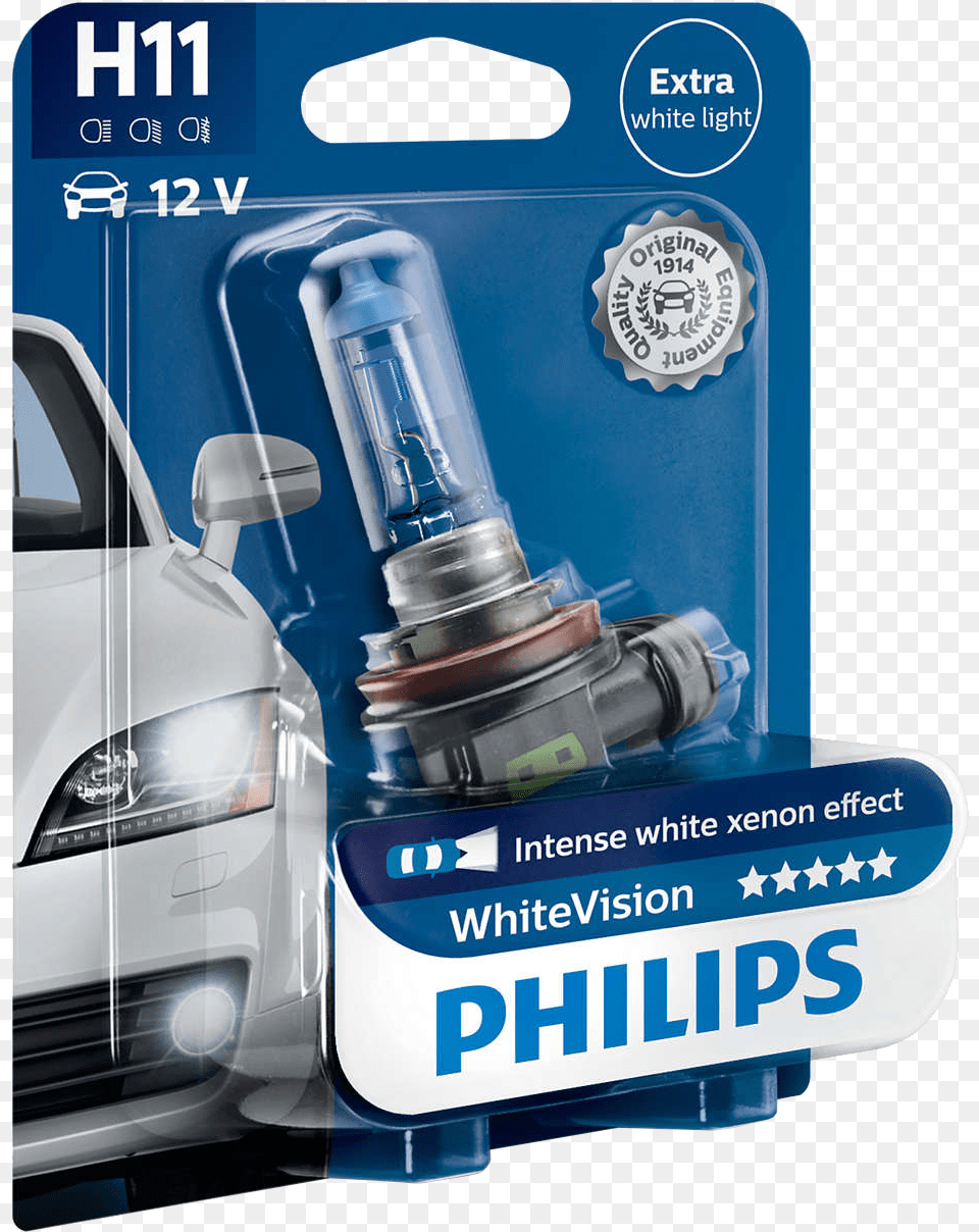 Philips Whitevision H11 H11 Xenon Effect, Machine, Spoke, Wheel, Alloy Wheel Png