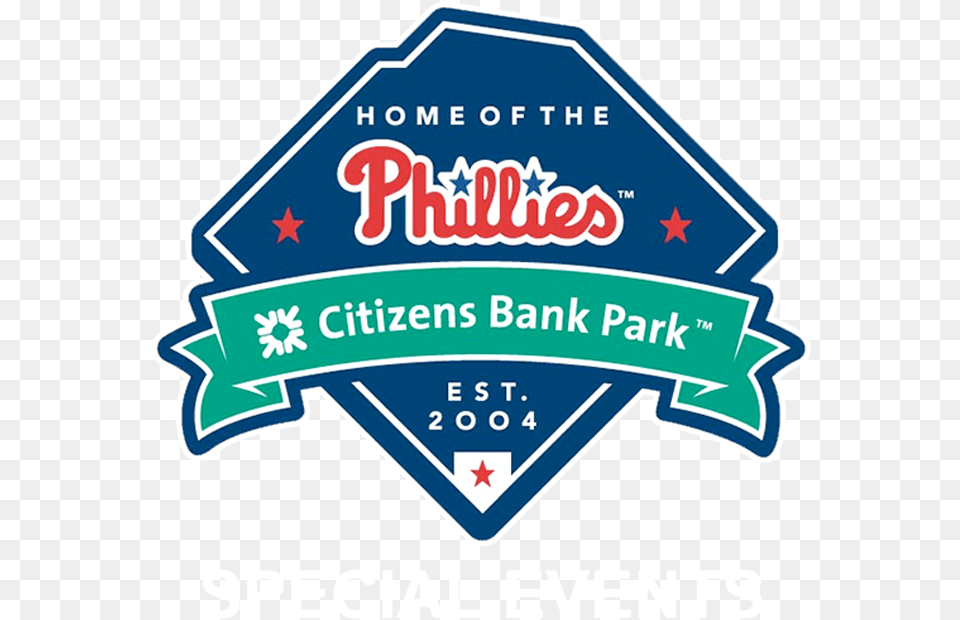 Phillies Logo2x Luke Bryan Citizens Bank Park, Logo, Badge, Symbol, Food Png Image