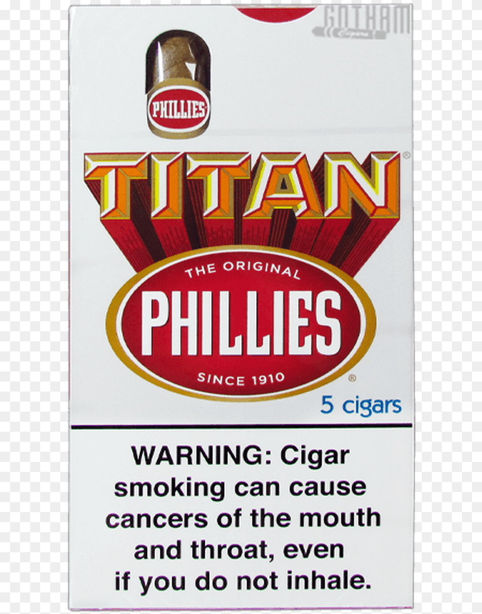 Phillies Titan Pack Phillies Blunt, Advertisement, Poster, Alcohol, Beer Free Png