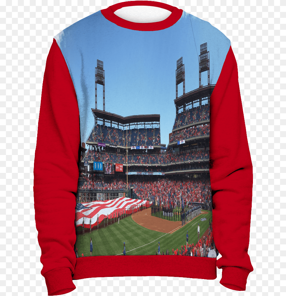 Philly Baseball All Over Sweatshirt Alpha Phi Alpha Ugly Christmas Sweater, People, Person, Architecture, Arena Free Png Download