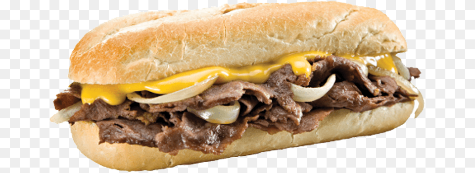 Philly Cheese Steak White Background, Burger, Food Png Image