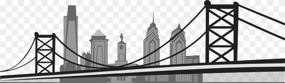 Philly Philly, City, Bridge, Suspension Bridge, Arch Free Png Download