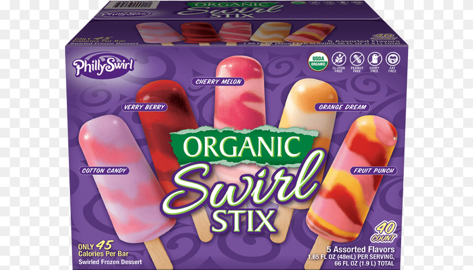 Phillyswirl Organic Swirl Stix, Birthday Cake, Cake, Cream, Dessert Free Png Download