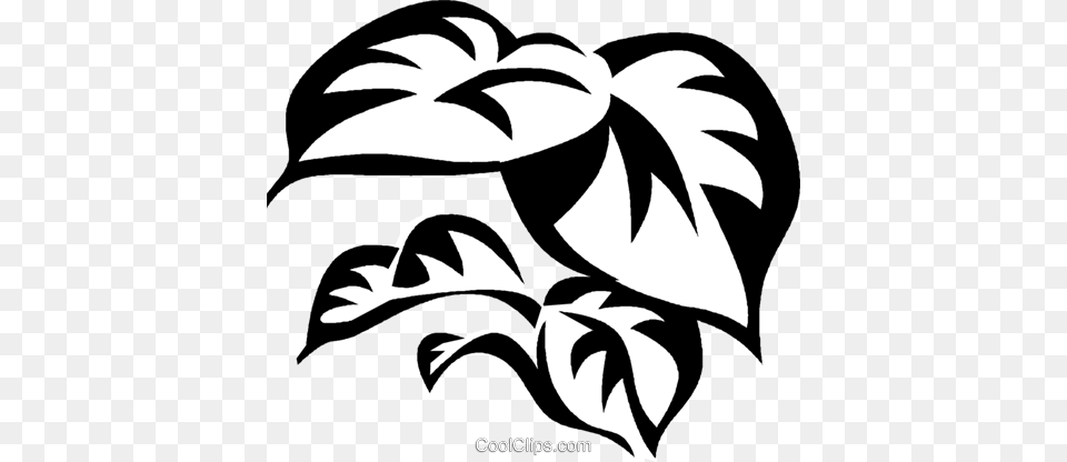 Philodendron Royalty Vector Clip Art Illustration Terrace, Leaf, Plant, Stencil, Graphics Free Png