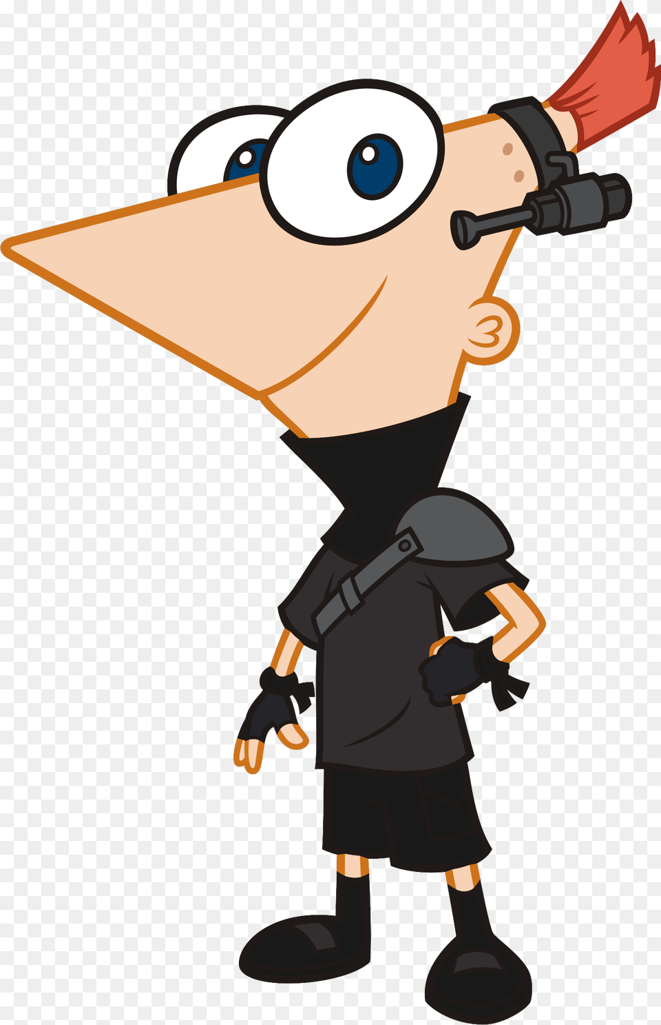 Phineas And Ferb 2nd Dimension Phineas, Cape, Clothing, People, Person Png