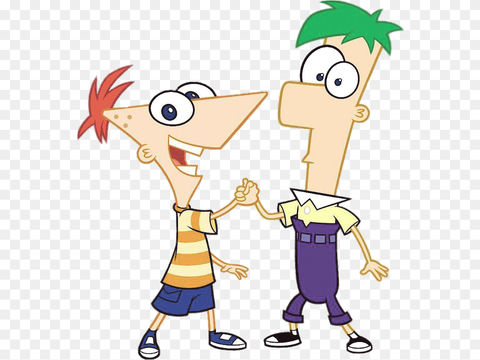 Phineas And Ferb Friends Image Phineas And Ferb Characters, Book, Comics, Publication, Baby Free Png Download