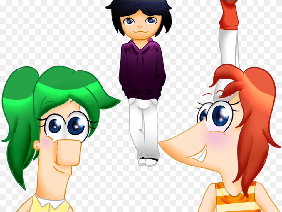 Phineas And Ferb Gender Bender Car Interior Design Phieas And Ferb Gender Bender, Publication, Book, Comics, Person Png Image