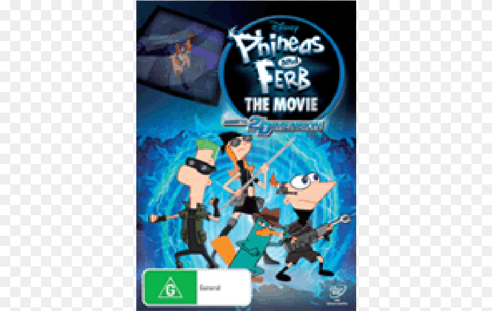 Phineas And Ferb Phineas Ferb The Movie, Book, Comics, Publication, Person Png Image