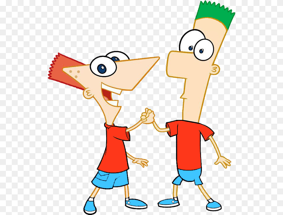 Phineas And Ferb Transparent, People, Person, Cartoon, Boy Free Png Download