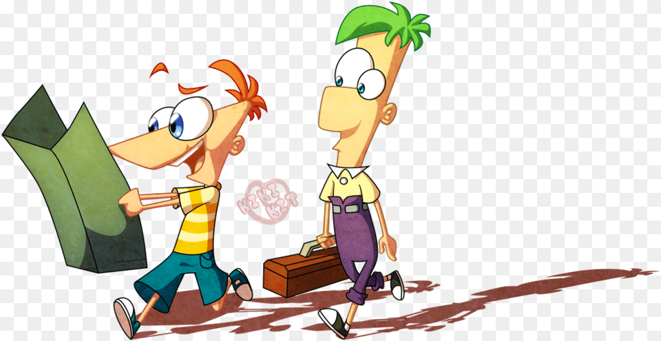 Phineas Flynn Ferb 2 Perry The Platypus Candace Flynn Phineas And Ferb Writing, Boy, Cartoon, Child, Male Free Png Download