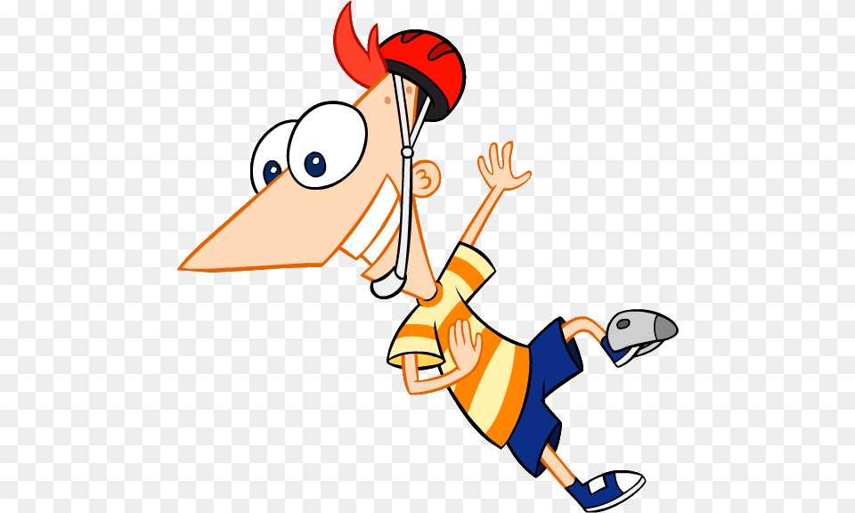 Phineas Snowboard Phineas E Ferb, Cartoon, People, Person, Art Png