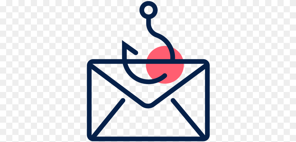 Phishing Attack Icon Of Line Style Red Phishing Email Icon, Electronics, Hardware, Envelope, Mail Png