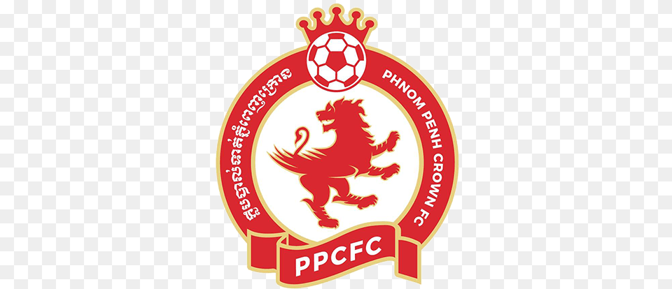 Phnom Penh Crown Fc Football Club Profile Player List Logo, Badge, Symbol, Emblem, Food Free Png