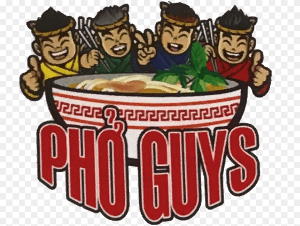 Pho Guys Delivery Hacienda Cartoon, Face, Head, Person, Baby Free Png