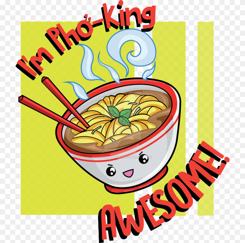 Pho King Awesome, Dish, Food, Meal, Bowl Png Image