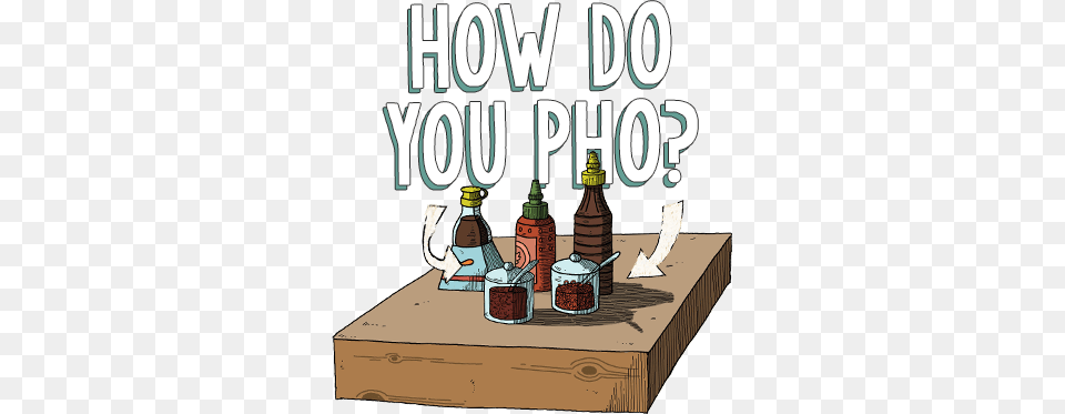 Pho Restaurants Illustration, Alcohol, Beer, Beverage, Bottle Png Image
