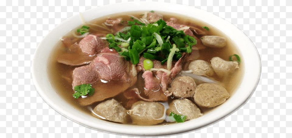 Pho Small Boiled Beef, Dish, Food, Meal, Bowl Free Transparent Png
