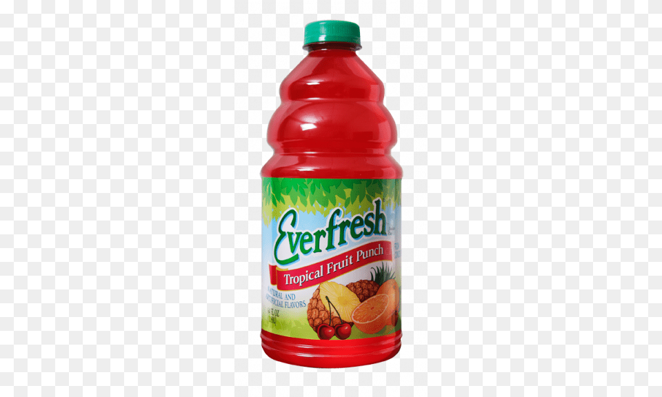 Phoca Thumb L 64 Oz Tropical Fruit Punch Novitc Everfresh Cranberry Juice, Beverage, Food, Ketchup Free Png Download