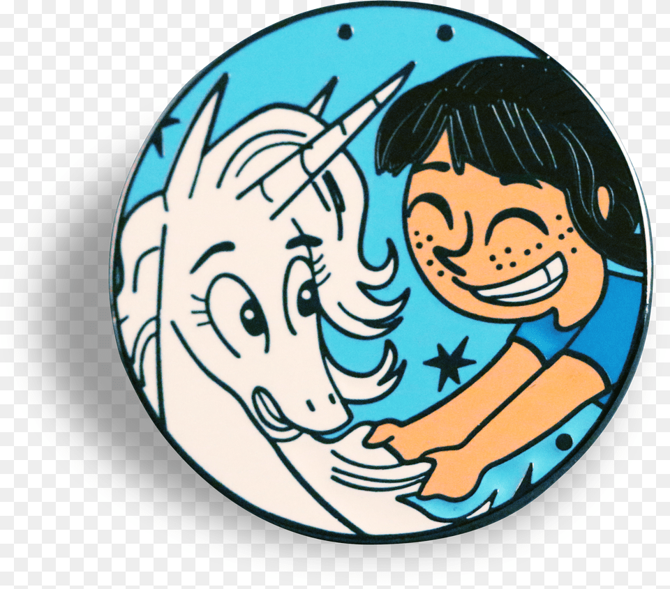 Phoebe And Her Unicorn Enamel Pin Phoebe And Her Unicorn Free Transparent Png