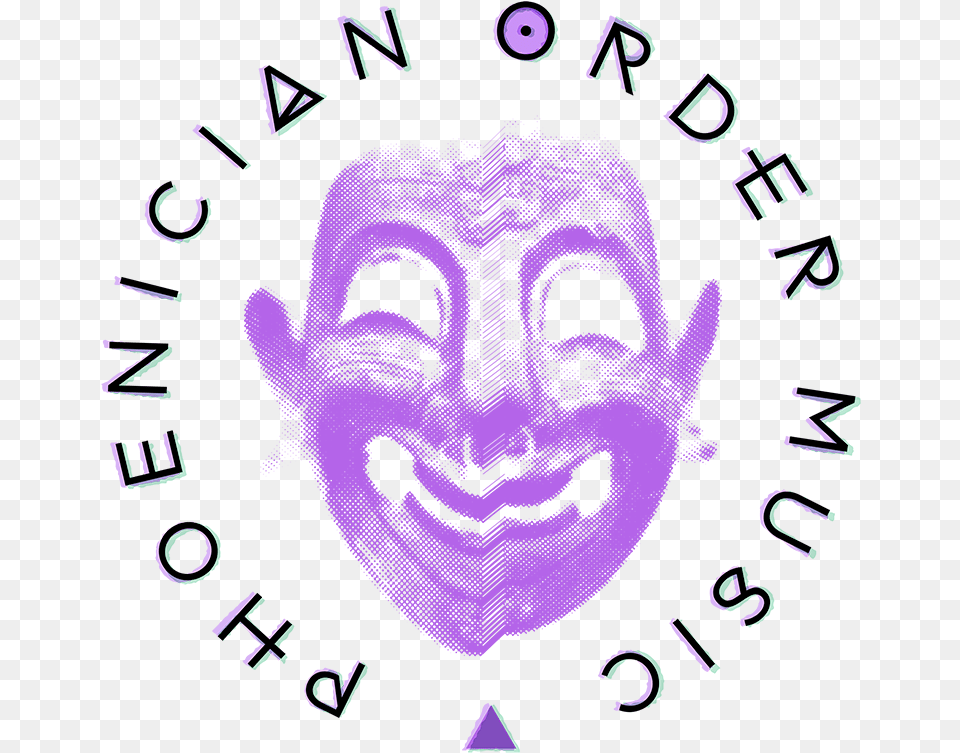 Phoenician Order Music Skull, Purple, Person, Face, Head Free Png