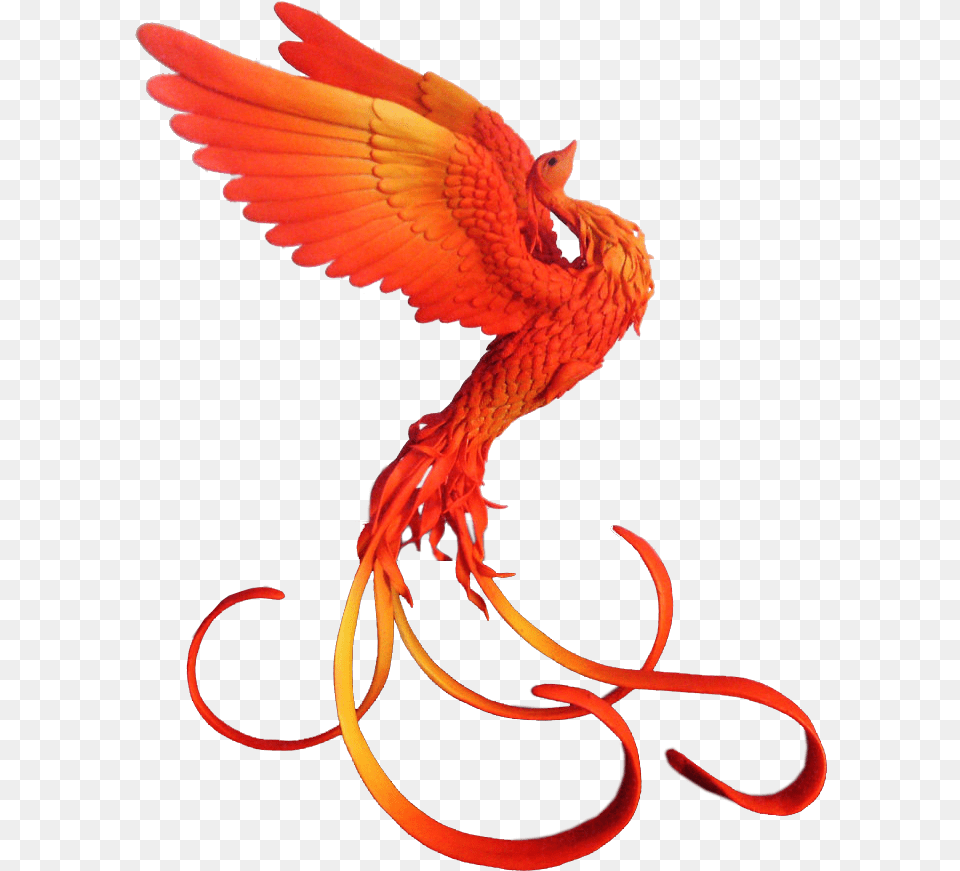 Phoenix Bird Phoenix Paper Sculpture, Animal Free Png Download