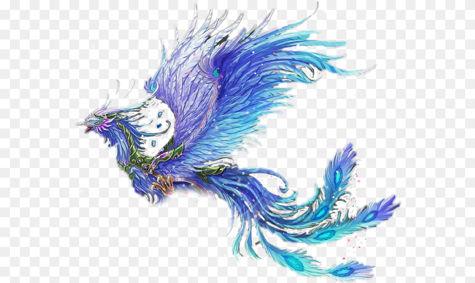Phoenix Blue Bluephoenix Bird Myth Phoenix, Animal Png