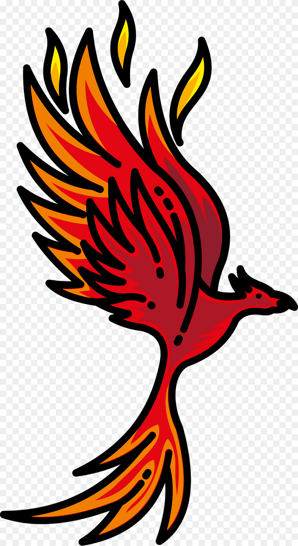 Phoenix Clipart, Animal, Beak, Bird, Bonfire Png