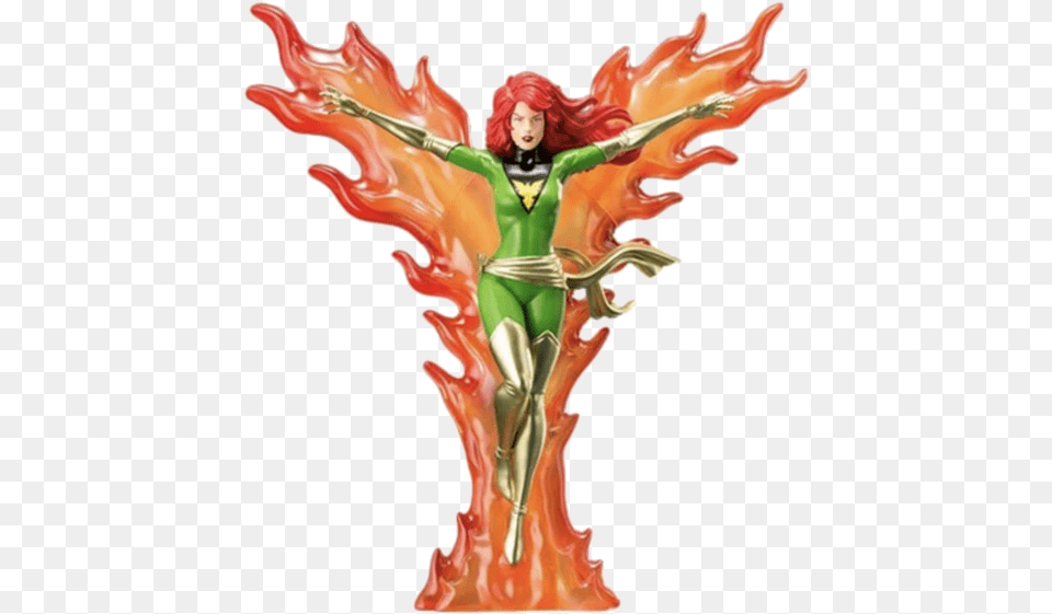 Phoenix Furious Power Artfx Statue, Figurine, Person, Face, Head Free Png