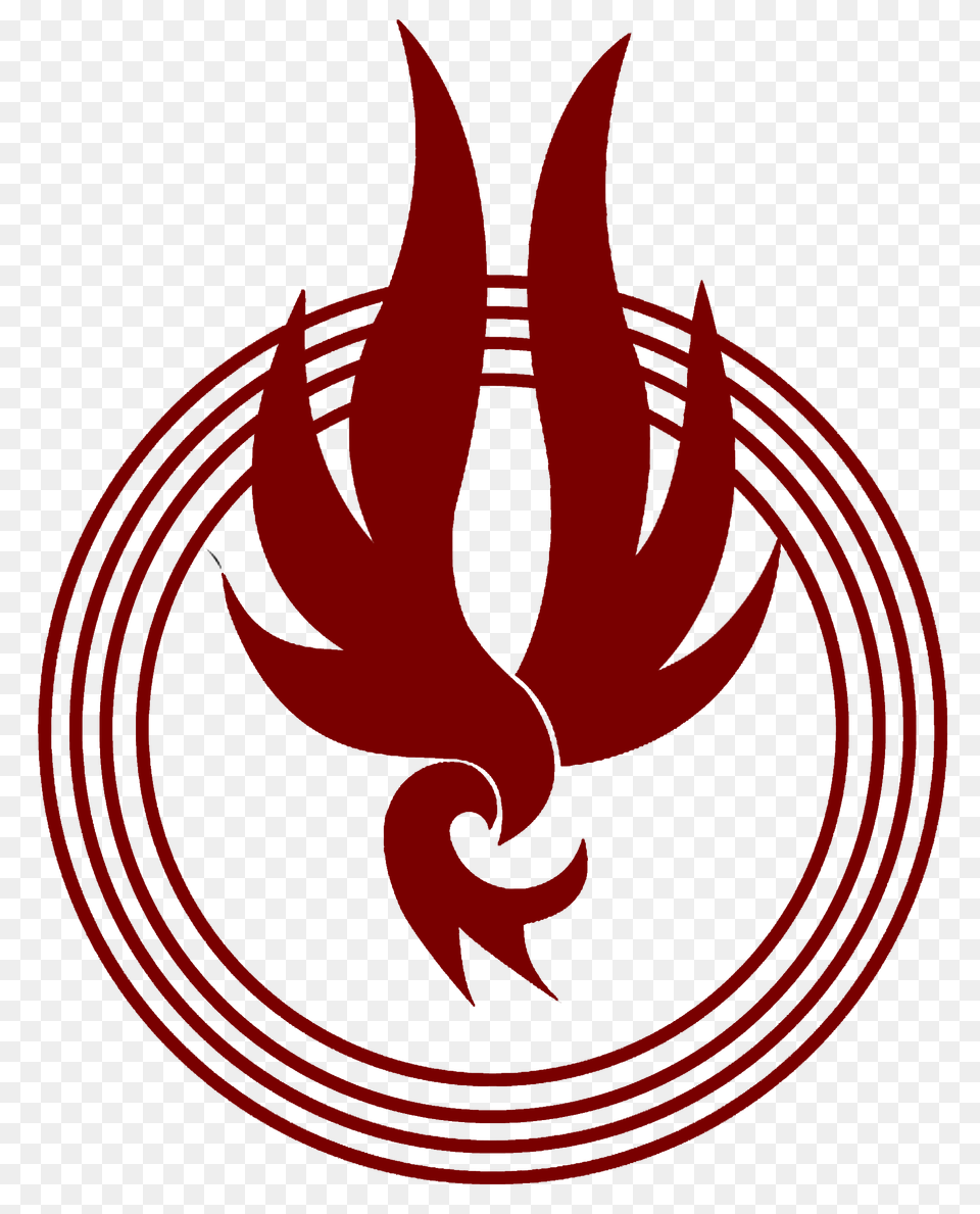 Phoenix Logo, Maroon Free Png