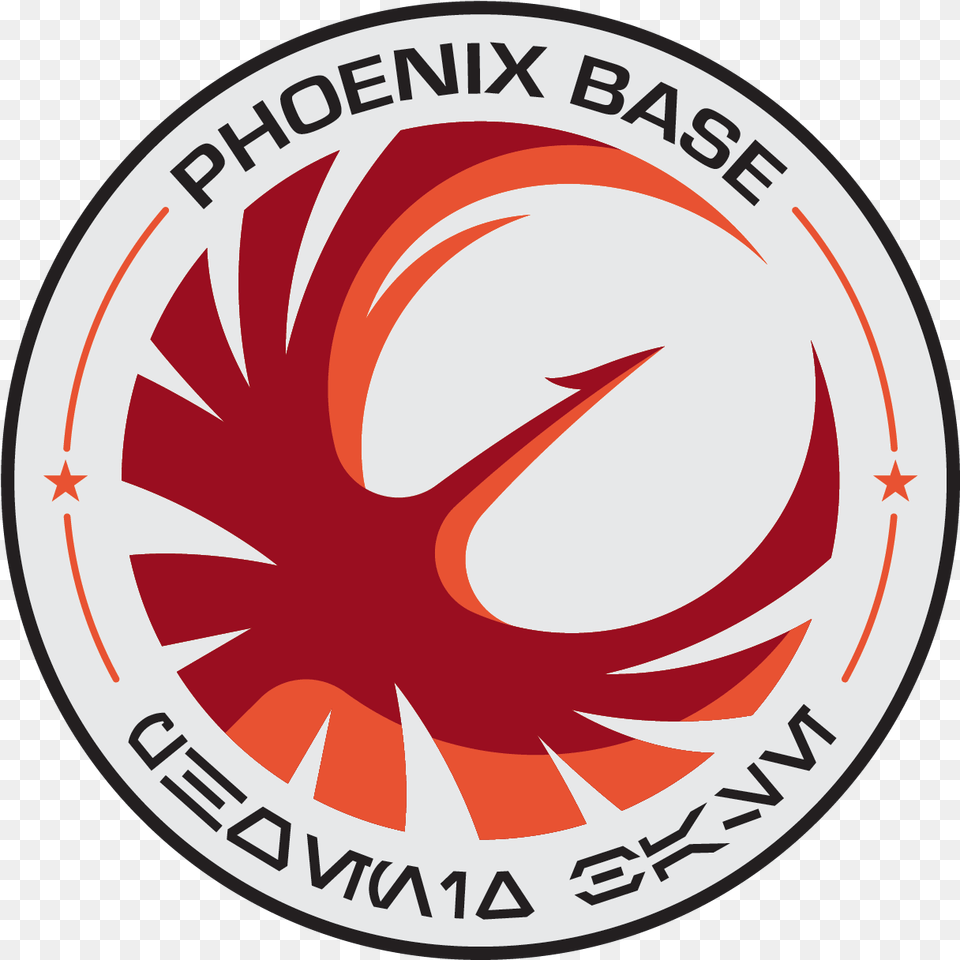 Phoenix Logo, Emblem, Sticker, Symbol, Disk Free Png Download