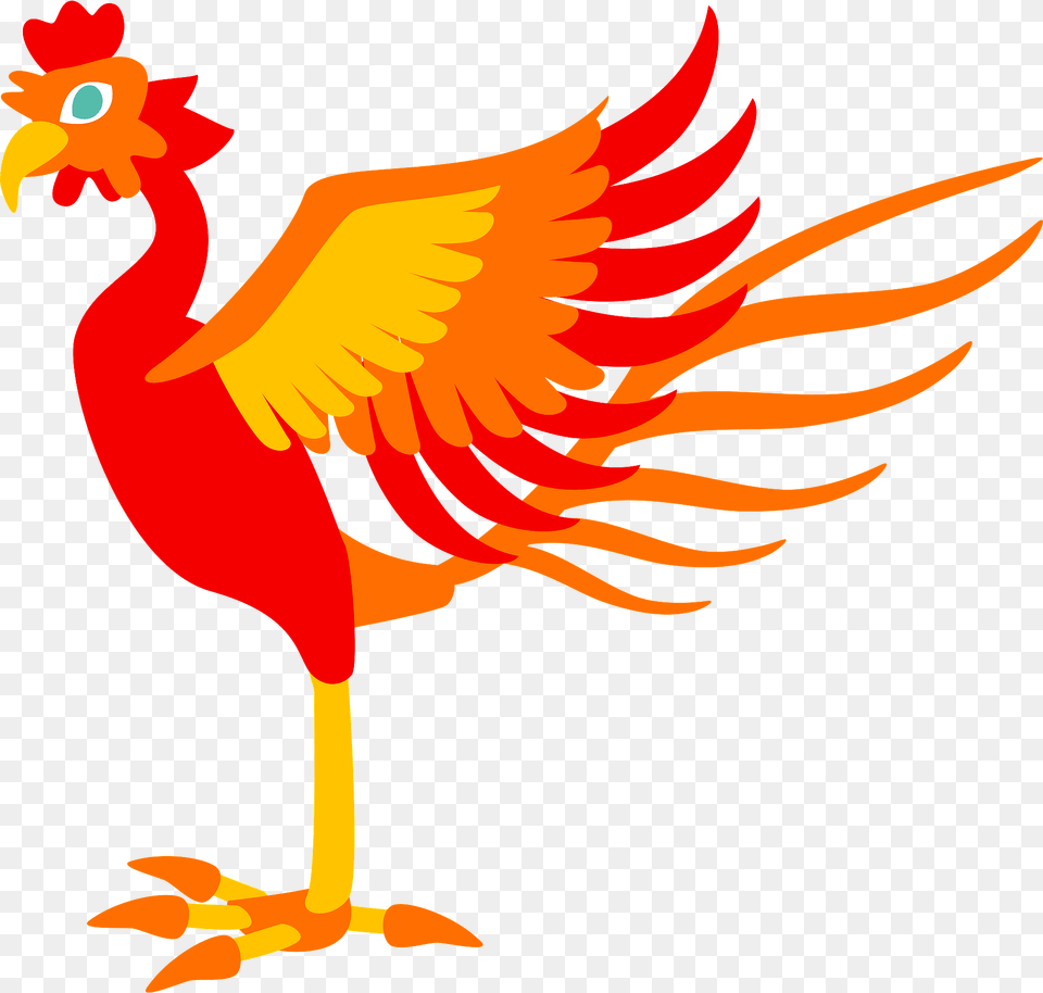 Phoenix Mythology Clipart, Animal, Bird, Chicken, Fowl Png