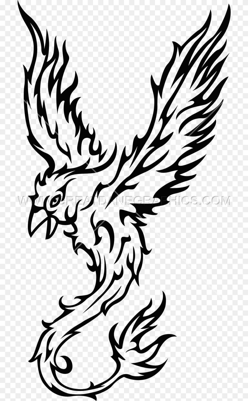Phoenix Production Ready Artwork For T Shirt Printing, Dragon, Pattern, Person Free Png