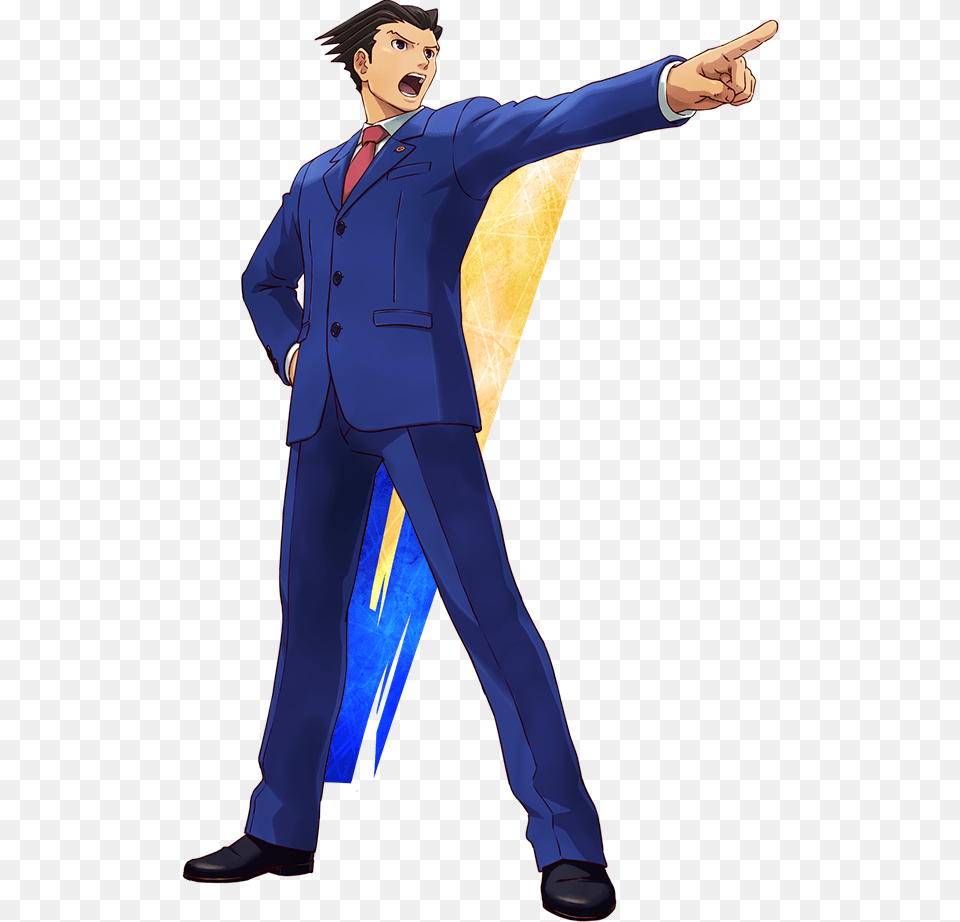 Phoenix Project X Zone, Suit, Clothing, Formal Wear, Person Free Png
