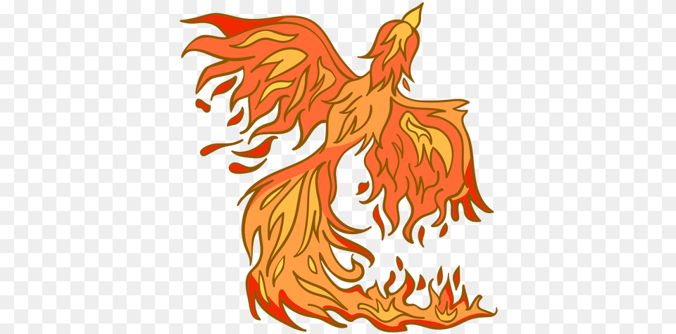 Phoenix Rising From Fire Transparent U0026 Svg Vector File Rooster, Flame Png